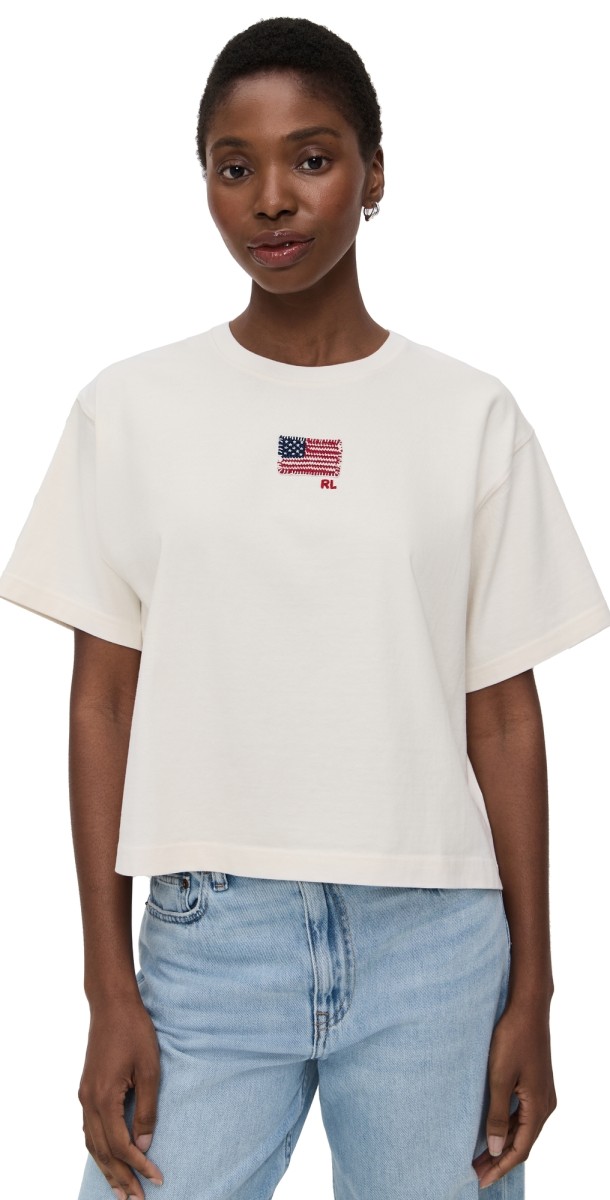 Polo Ralph Lauren Jersey Knit Short Sleeve Crew Neck Tee Nevis