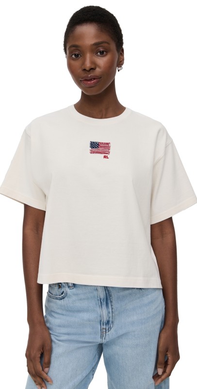 Polo Ralph Lauren Jersey Knit Short Sleeve Crew Neck Tee Nevis
