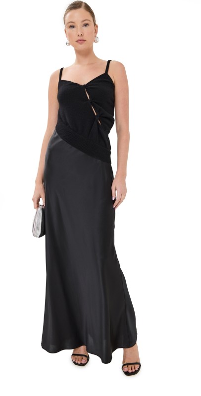 Christopher Esber Entwined Duo Dress Black
