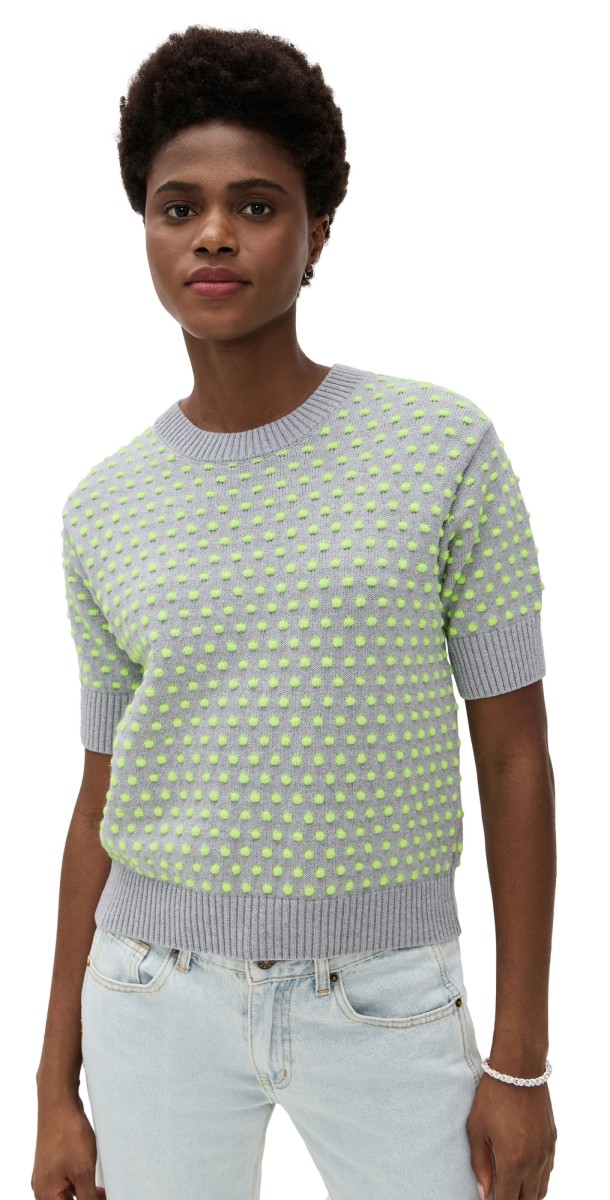 ESSENTIEL ANTWERP Hopes Jacquard Pullover Combo2 Nimbus Cloud