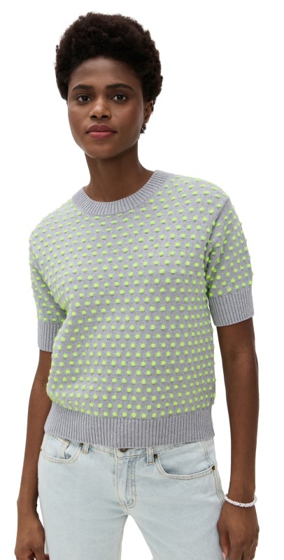 ESSENTIEL ANTWERP Hopes Jacquard Pullover Combo2 Nimbus Cloud