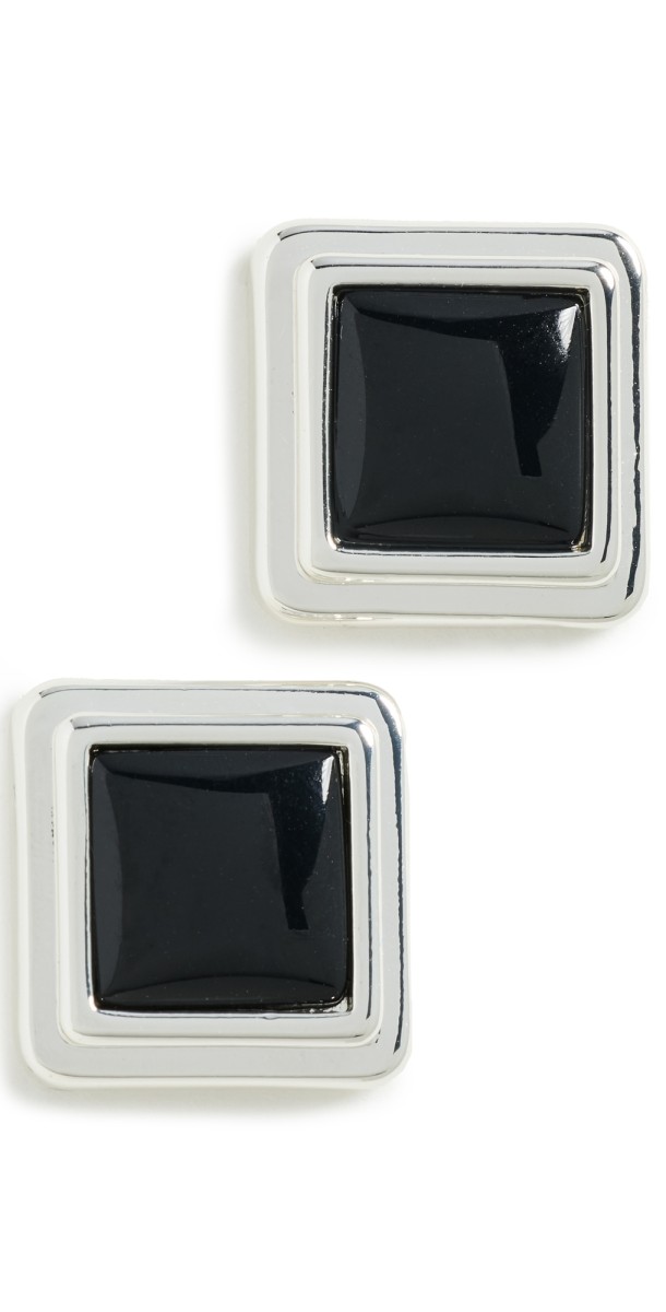 Heaven Mayhem Archer Earrings SILVER / BLACK