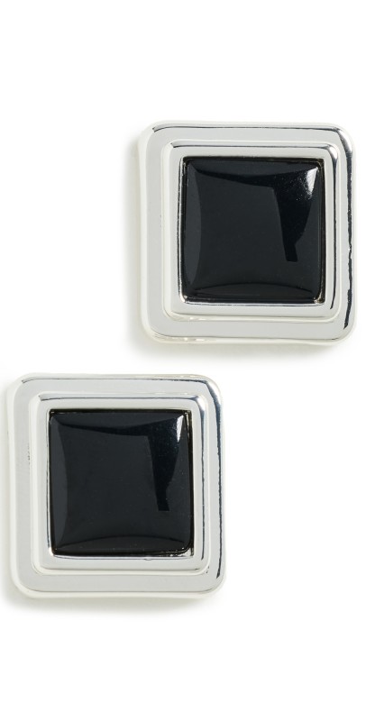 Heaven Mayhem Archer Earrings SILVER / BLACK