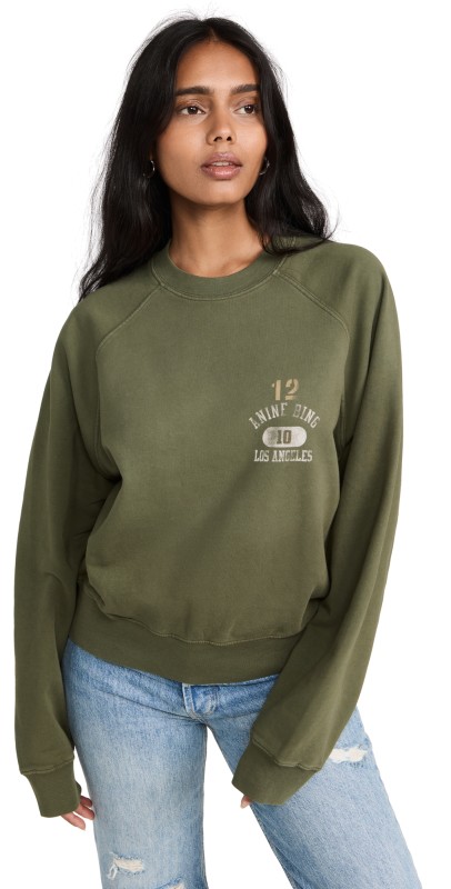 ANINE BING Archer Army Sweatshirt Army Green