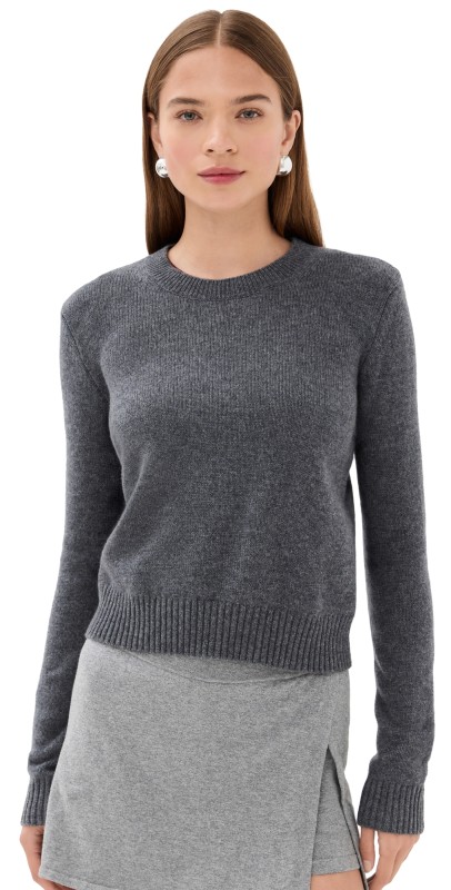 LISA YANG Mable Cashmere Sweater Graphite