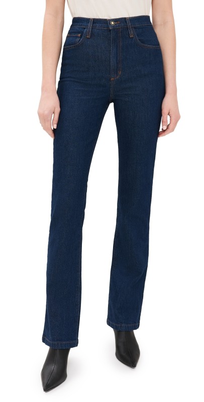 Favorite Daughter The Valentina Boot Super Mini Boot Jeans Pepper
