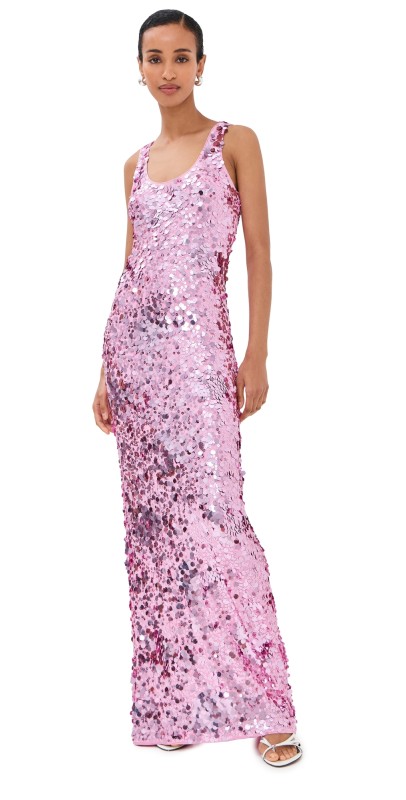 SIMKHAI Bex Tank Maxi Dress Sorbet
