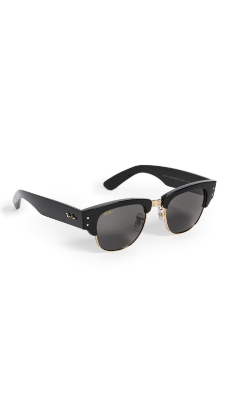 Ray-Ban Mega Clubmaster Sunglasses Black On Gold