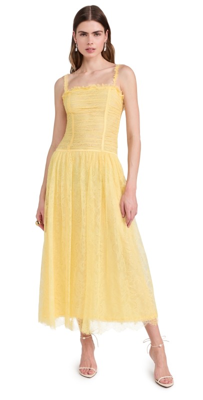 Ulla Johnson Florelle Dress Lemonbalm