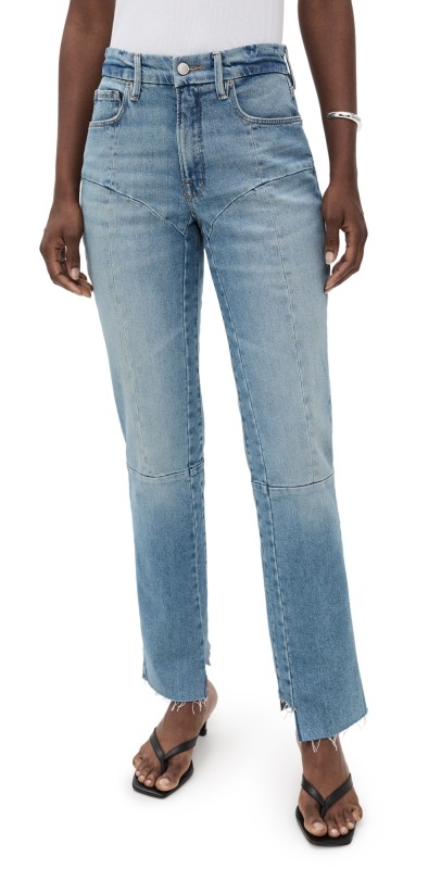 Good American Good Icon Straight Jeans Indigo91