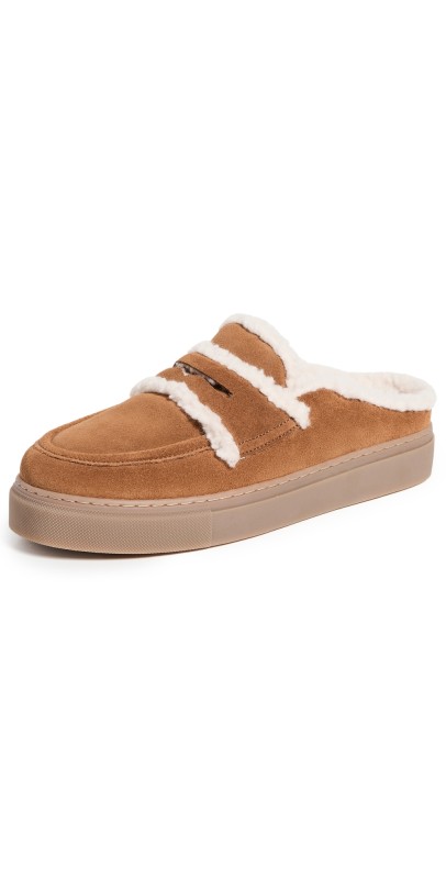 Inuikii Mule Wool Slippers Brown