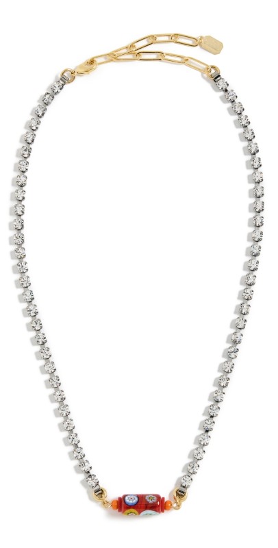 Elizabeth Cole Loretta Necklace Crystal