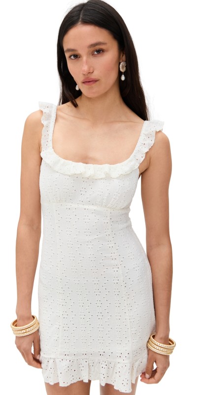Reformation Nora Knit Dress Ivory