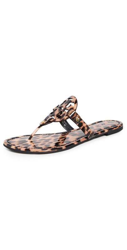 Tory Burch Miller Sandals Classic Leopard