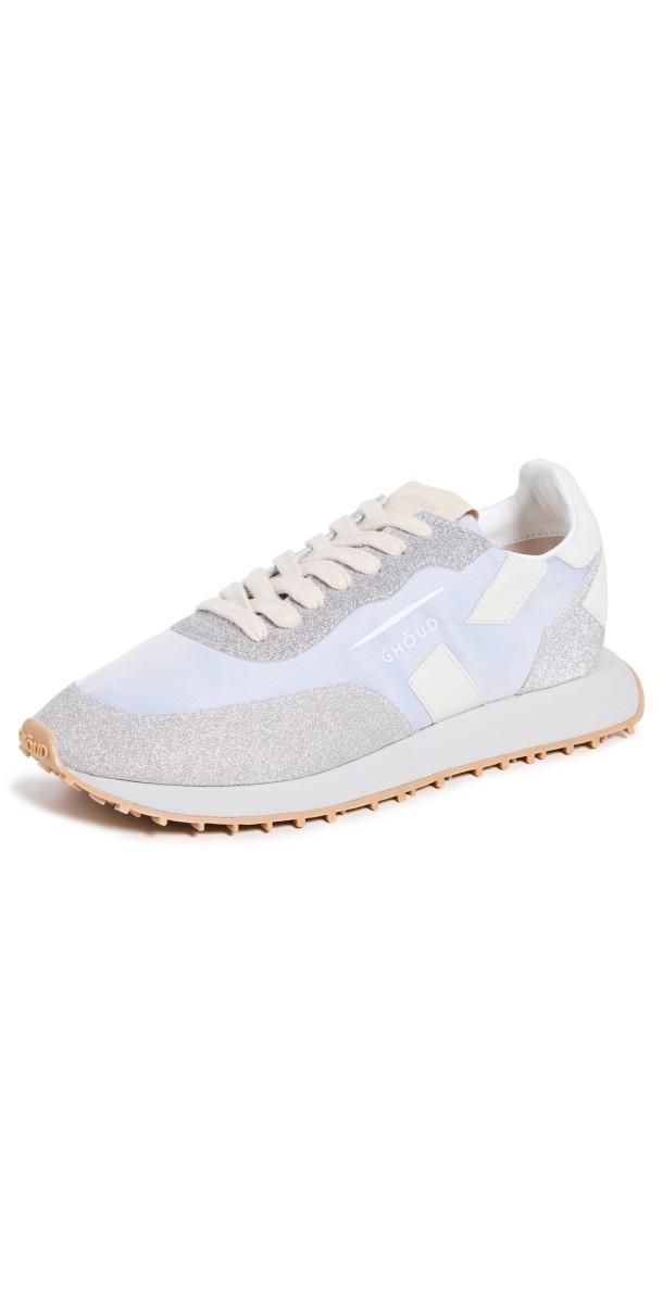GHOUD Starlight Soft Low Sneakers Solid/Glitter Silver