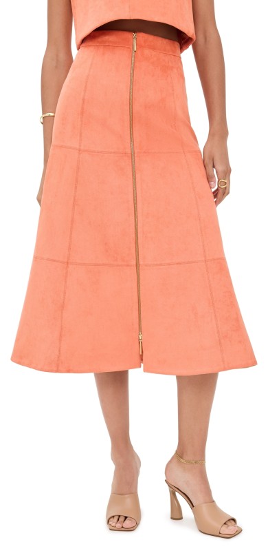 ALEXIS Bently Skirt Amber Suede