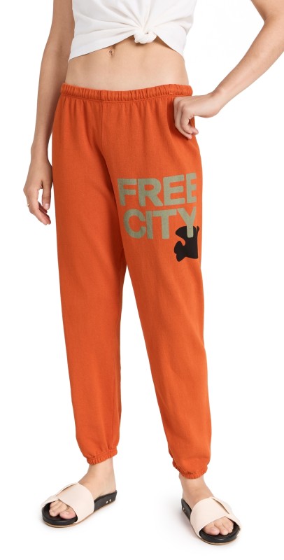 FREECITY Freecity Large Sweatpants Orange Machine