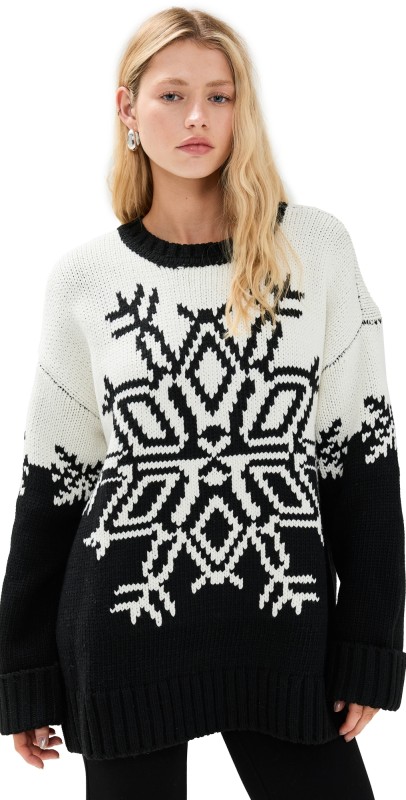 Show Me Your Mumu Stowe Sweater Snowflake