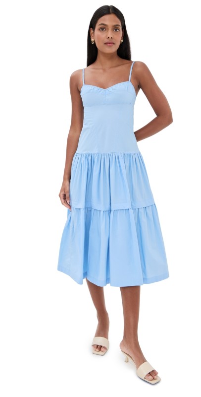 Anna October Calliope Midi Dress Blue