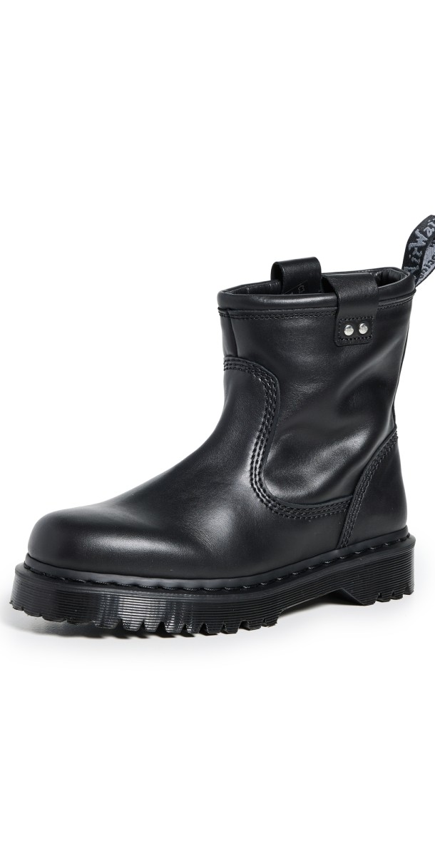 Dr. Martens Anistone Lo Pull Up Boots Black