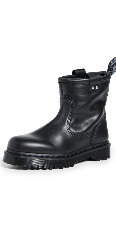 Dr. Martens Anistone Lo Pull Up Boots Black