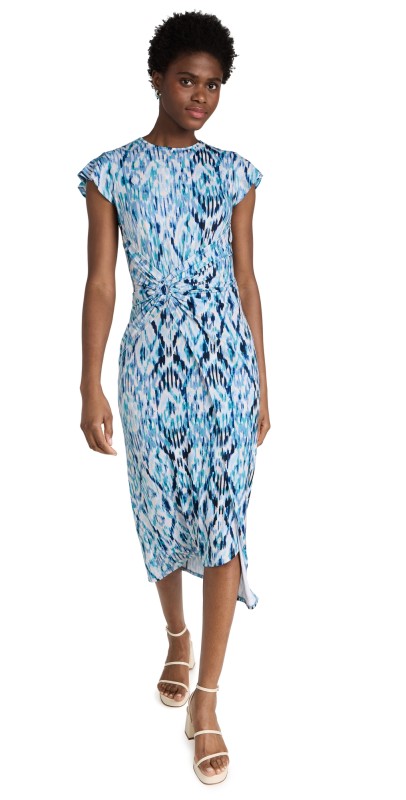 Shoshanna Quinn Dress Blue Multi