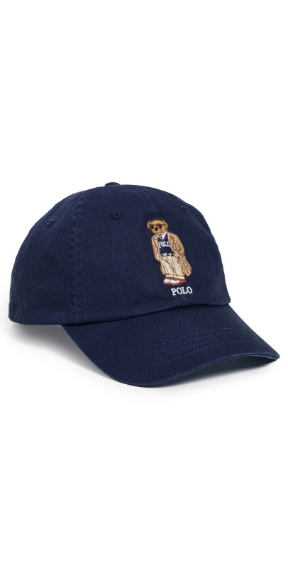 Polo Ralph Lauren Classic Twill Novelty Bear Cap Newport Navy