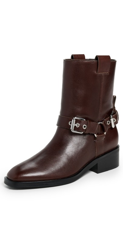 3.1 Phillip Lim Alexa Moto Boots Espresso