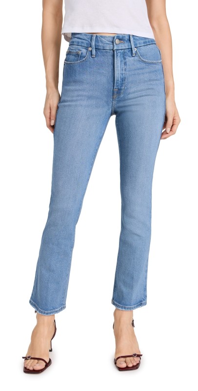 Good American Good Legs Straight Jeans Indigo746