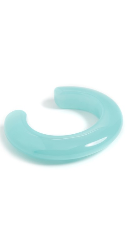 Lizzie Fortunato Ridge Cuff In Marbled Aquamarine Blu