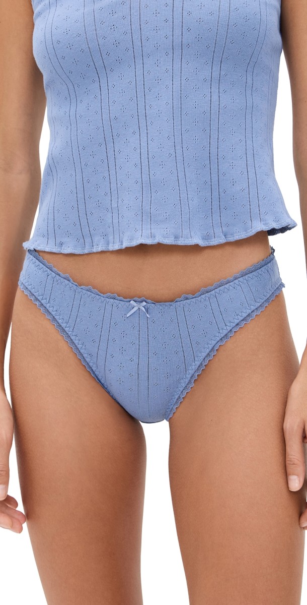 COUCOU The High Rise Panty French Blue