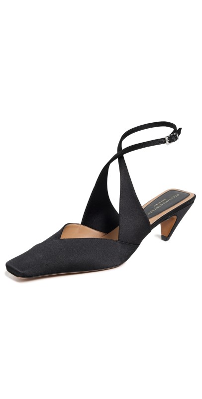 Stella McCartney Spur Satin Heels Black