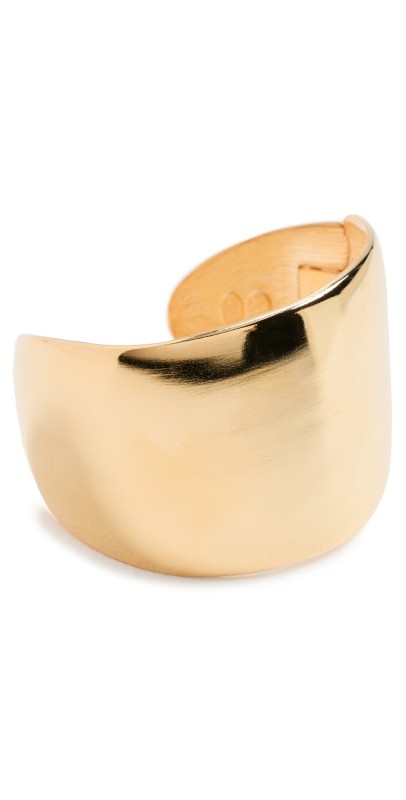 Kenneth Jay Lane Hinged Cuff Bracelet Gold