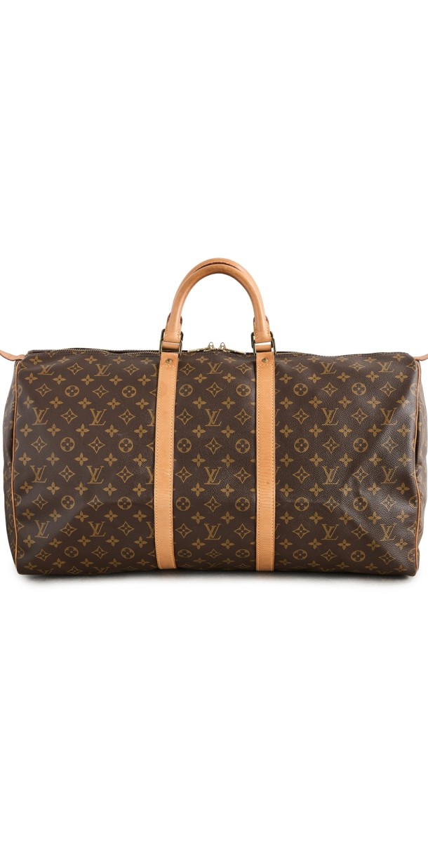 What Goes Around Comes Around Lv Monogram Ab Keep All 55 Bag Brow