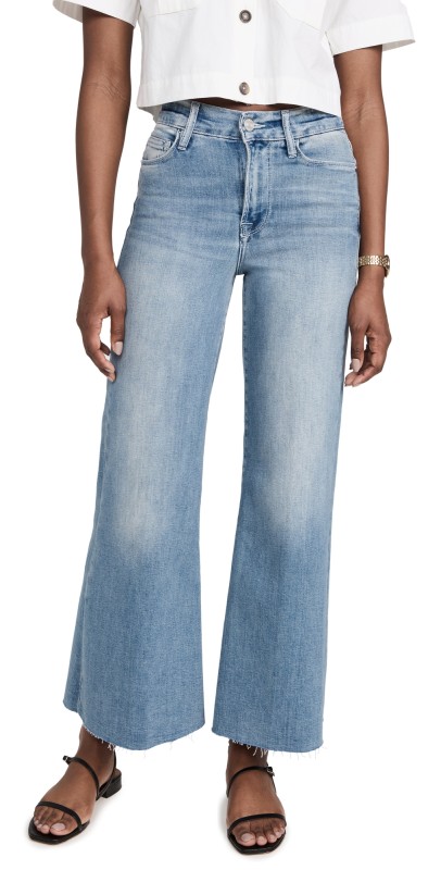FRAME Le Palazzo Crop Raw After Jeans Galeston