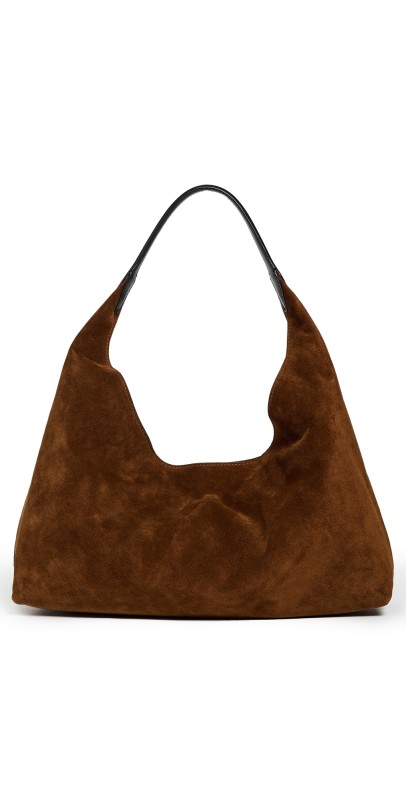 Madewell The Mylie Shoulder Bag in Italian Leather Russet Mult