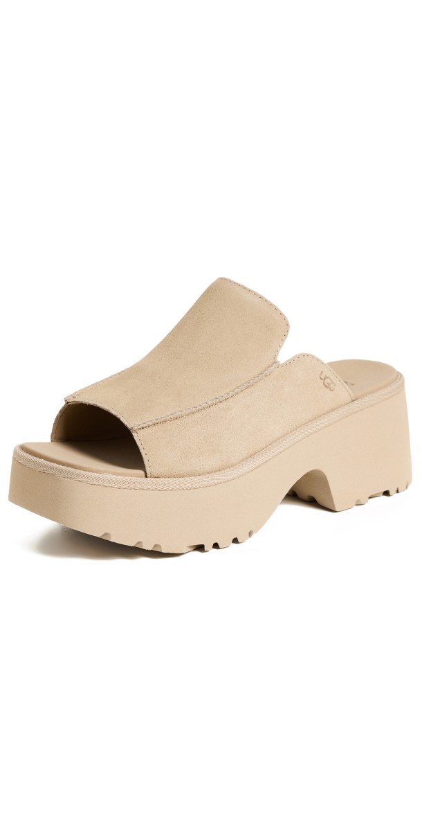 UGG New Heights Slides Mustard Seed