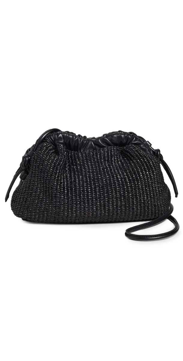 Mansur Gavriel Mini Cloud Clutch Black