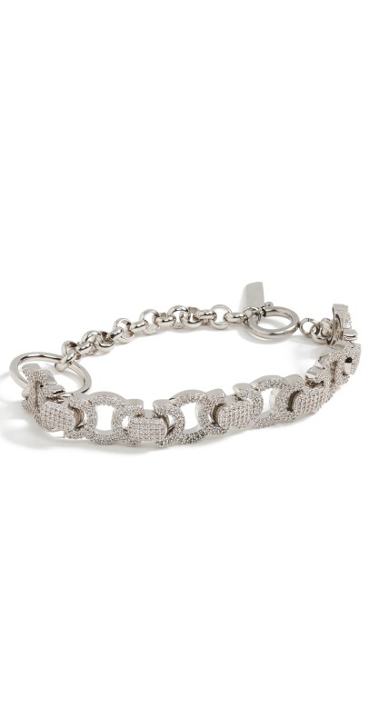 Justine Clenquet Jen Bracelet Palladium