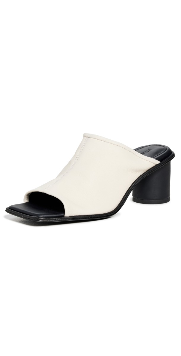 St. Agni Cylinder Heel Sandals Tofu