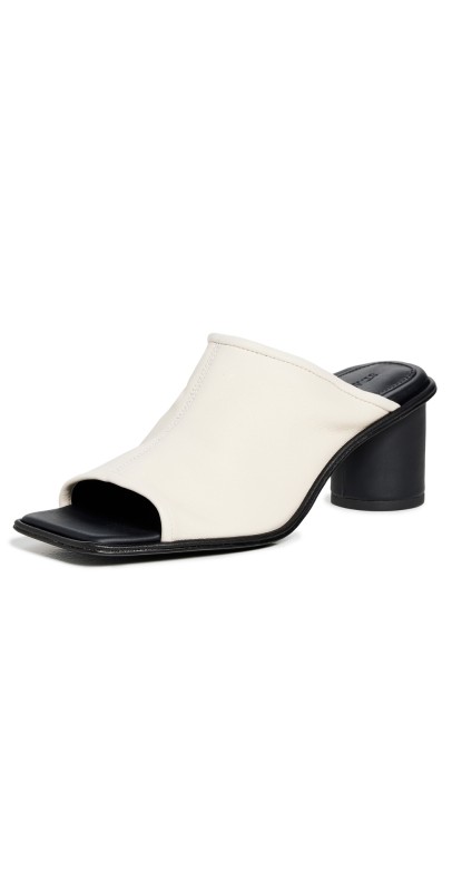 St. Agni Cylinder Heel Sandals Tofu