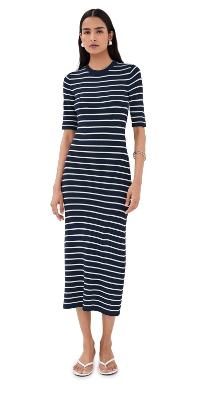 Altuzarra Kitty Dress Navy/ Ivory