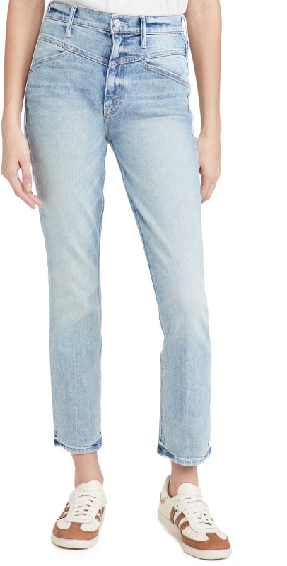 MOTHER The Dazzler Yoke Front Ankle Jeans Wild Calling
