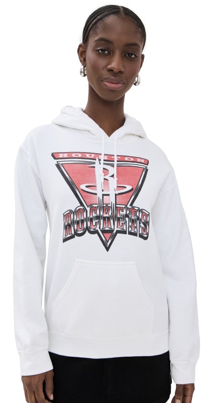 Junk Food Rockets Fleece Hoodie White