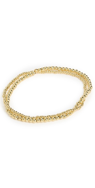 Gorjana Poppy Bracelet Set Gold