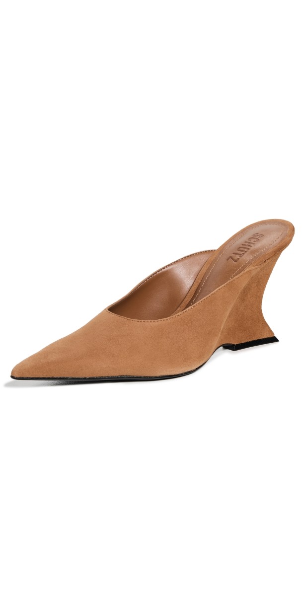 Schutz Siena Mules Wood