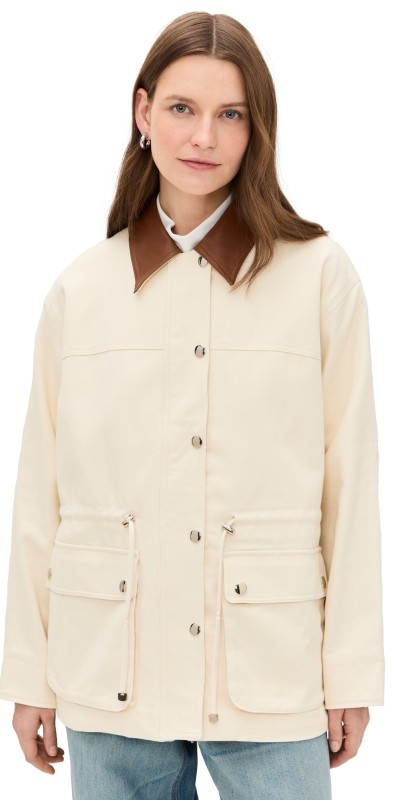 English Factory Barn Jacket Ivory