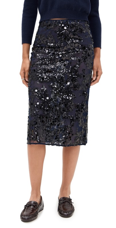 BAUM UND PFERDGARTEN Shania Skirt Baritone Blue