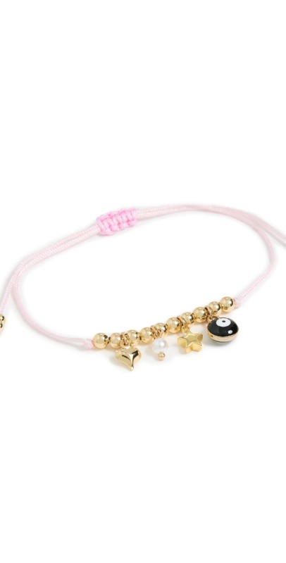 Alexa Leigh Pink String Bracelet Pink