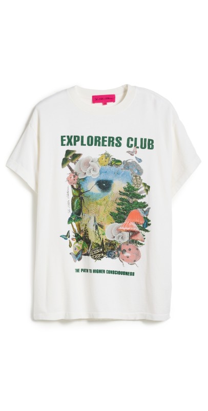 The Elder Statesman Explorers Club Tee White
